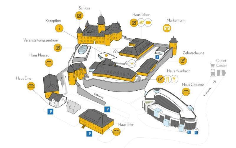 Hotel Schloss Montabaur Ngoại thất bức ảnh